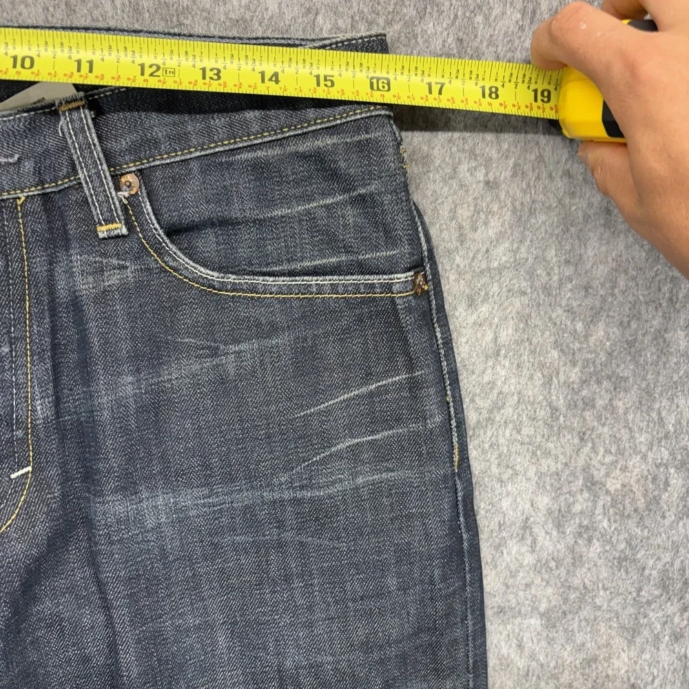 Banana Republic Straight Leg Button Fly‎ Jeans Men's 32x32 Fades Hige Americana